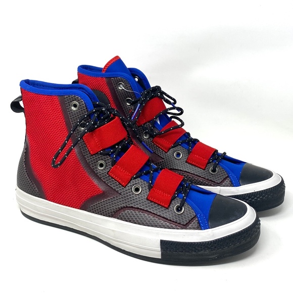 Converse All Star Chuck 70 Tech Hiker High Top Men’s Red Mesh Sneakers 162282C - Picture 2 of 9